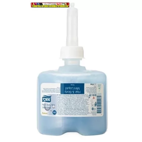 TORK Premium mini pipere,Folyékony szappan, 0,475 l, S2 rendszer,  kék (420602,421602)