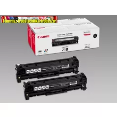   Canon CRG-718  eredeti toner twinpack Black (2db CRG-718)(CRG718,CRG 718) 2*3,4K