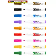   Textilmarker, 1-3 mm, kúpos, ICO XXL T-Shirt,  (textilfilc)  kül.színben
