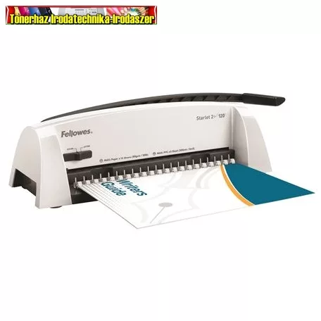 FELLOWES Starlet 2+ Spirálozógép, műanyag spirálkötéshez, manuális, 120 lap, 