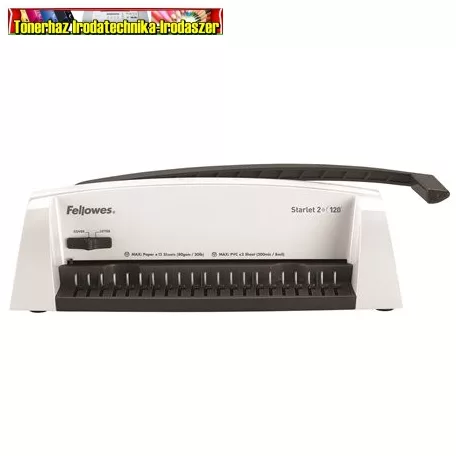 FELLOWES Starlet 2+ Spirálozógép, műanyag spirálkötéshez, manuális, 120 lap, 