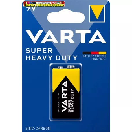 Varta Elem 9V Super Heavy Duty 6F22 1db/bl 