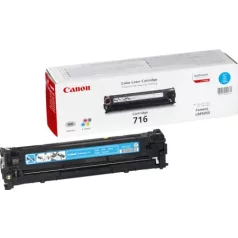   - Kiárusítás - Canon CRG-716 eredeti toner Cyan 1,5K (CRG716,CRG 716,LBP5050)