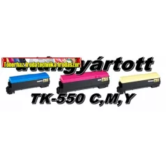 Kyocera TK-550 C,M,Y UTÁNGYÁRTOTT TONEREK (TK550)