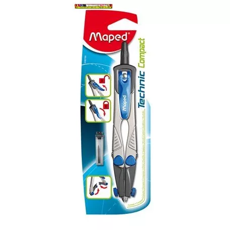 Maped TECHNIC COMPACT körző heggyel, 1 db/bliszter