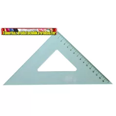 Vonalzó 45 fok/16 cm háromszög 