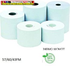 Hőpapír 57/60 (57mmx40fmx12mm) (thermo szalag) DB-ÁR (57x60) 