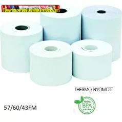   Hőpapír 57/60 (57mmx40fmx12mm) (thermo szalag) DB-ÁR (57x60) 