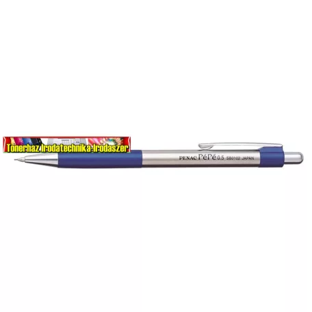 PENAC PÉPÉ Nyomósirón, 0,5 mm kék test