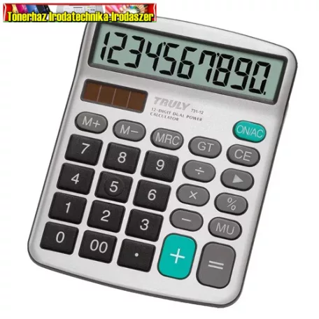 Truly 731-12/ 837A-12 12 digites asztali számológép