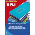 Apli 1 pályás időjárásálló áttetsző etikett, 210 x 297 mm, matt, lézernyomtatóhoz, 1címke/lap 20lap/dob 20 etikett/dob LCA1225