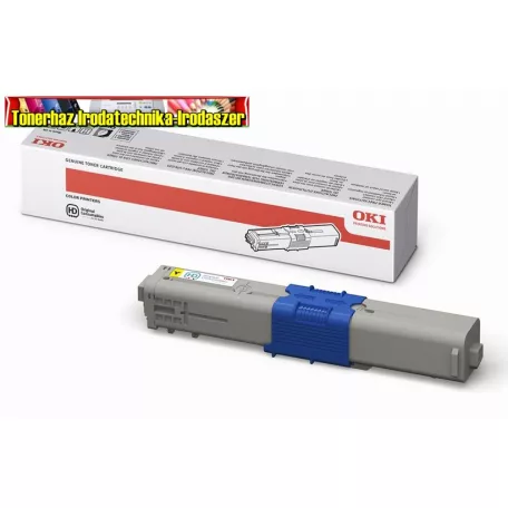 OKI C310,C330,C510,C530,MC351,MC361,MC561  Toner (Eredeti) yellow  2K  44469704