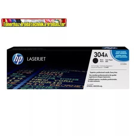 Eredeti Hp CC530A Black toner (Fekete festékkazetta Color Laserjet CM2320, CP2025 nyomtatókhoz (3500 old.) 304A