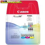   Canon CLI-521 multipack (C,M,Y)  eredeti tintapatron (CLI521,iP3600,iP4600,MP540,MP620,MP630,MP980)