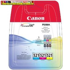 Canon CLI-521 multipack (C,M,Y)  eredeti tintapatron (CLI521,iP3600,iP4600,MP540,MP620,MP630,MP980)