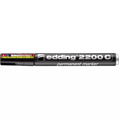 EDDING 2200 fekete Alkoholos marker, 1-5 mm, vágott