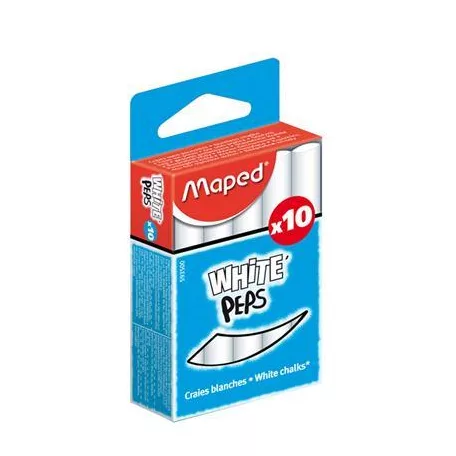 Maped Fehér táblakréta, 10 db/doboz