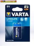 Varta Longlife Power (High Energy)  6LR61 9V elem E 1db