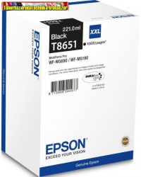 Epson T8651 XXL  black eredeti tintapatron 10K (221ml) 
