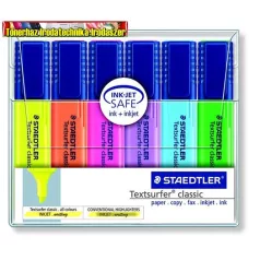   STAEDTLER Szövegkiemelő készlet, 1-5 mm,  6 különböző szín