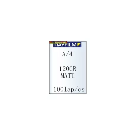 Rayfilm fotópapír A/4 120g matt 100 lap/cs (R0231 1123A)