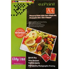 ezPrint Fotópapír A4 100lap 120gr matt  (tintasugaras)
