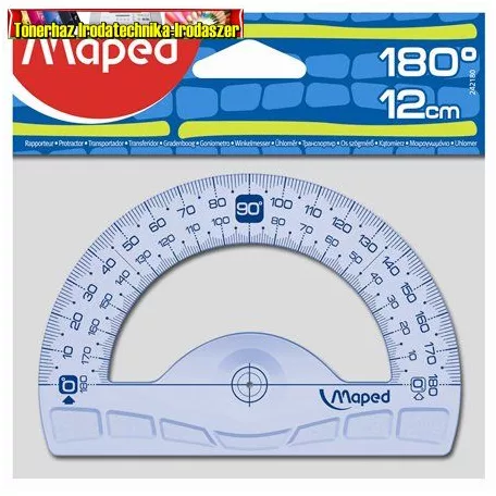  MAPED Geometric Szögmérő, műanyag, 180°,