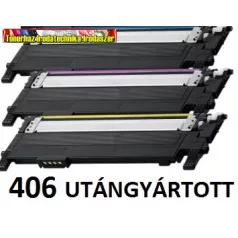   Samsung CLP-360,CLP-365,CLX-3305  color UTÁNGYÁRTOTT  tonerek (406,CLP360,CLP365,CLX3305,C406,M406,Y406) 406S
