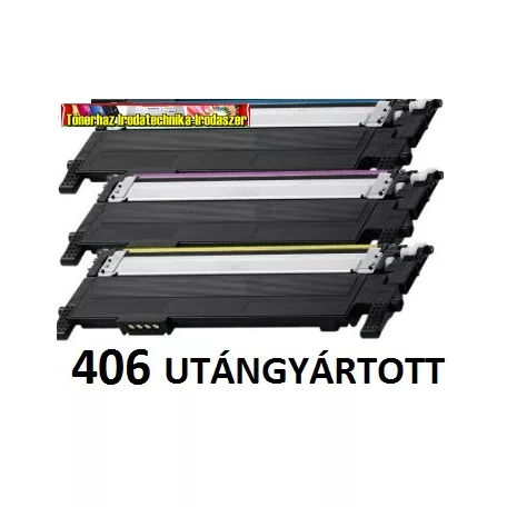 Samsung CLP-360,CLP-365,CLX-3305  color UTÁNGYÁRTOTT  tonerek (406,CLP360,CLP365,CLX3305,C406,M406,Y406) 406S
