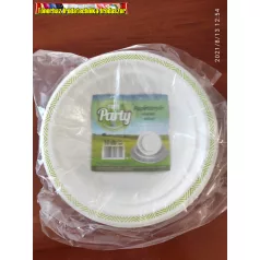 Papír tányér, leveses, 400 ml  Tuti Party( 10 db/csg)