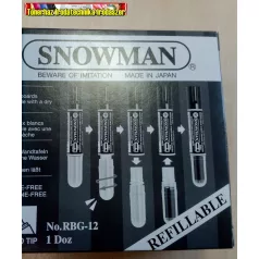   Snowman cserélhető patron RGB-12 táblafilchez fekete (RGB-P)
