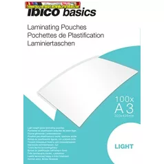 Lamináló fólia A/3 IBICO 75mic fényes 100db/cs
