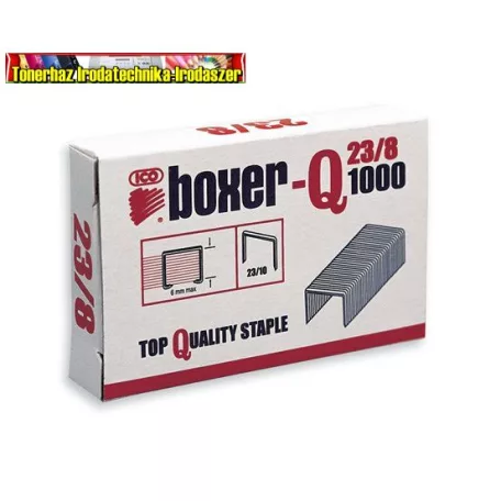 Tűzőkapocs, 23/8, ICO BOXER 1000 db/dob