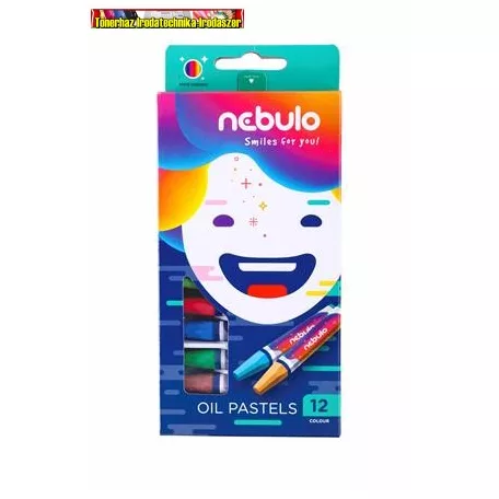 NEBULO Olajpasztell kréta, 12 darabos, 