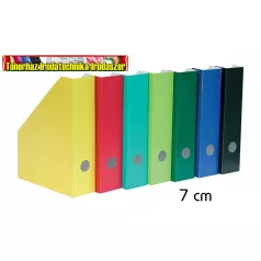   Mikrohullámú Iratpapucs karton összehajtható A/4 7 cm gerinccel  különböző színekben