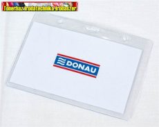 Azonosítókártya tartó, 66x96 mm, hajlékony, vízszintes, Donau 50db/csg 8343001PL