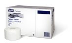   Tork Premium mini jumbo toalettpapír, soft, fehér, exkluzív mintával, T2 rendszerhez 110253