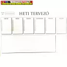 Könyökalátét, heti tervezővel (könyöklő)