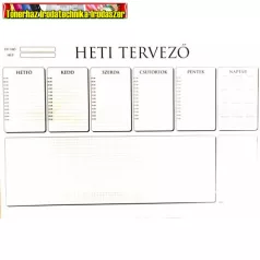 Könyökalátét, heti tervezővel (könyöklő)