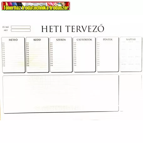 Könyökalátét, heti tervezővel (könyöklő)
