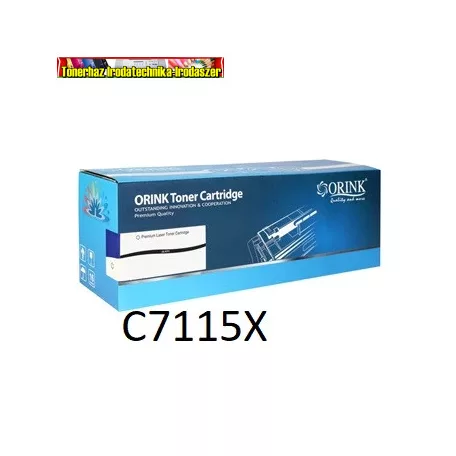  Utángyártott C7115X  Orink prémium  toner  HP nyomtatóhoz
