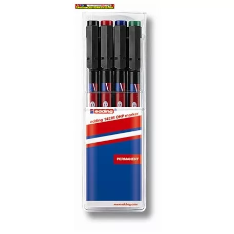 Edding 142/M alkoholos filc 1 mm (142M) 4-es készlet