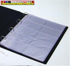 Betétlap 400db-os névjegykártya tartóhoz A/4 10db/csg  PANTAPLAST