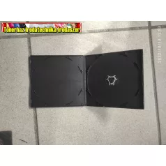 Slim  CD , DVD tok 1db-os (vékony cd tartó) fekete