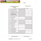 Pénztárzárás 25x2+2 lapos tömb A/5 álló PÁTRIA B.22-26/V