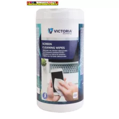 VICTORIA Tisztítókendő, képernyőhöz, 100 db/dob