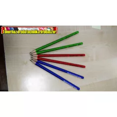  FABER-CASTELL Grip 2001 117000 B grafitceruza világoszöld, bordó ,piros, kék,mályva testszínű