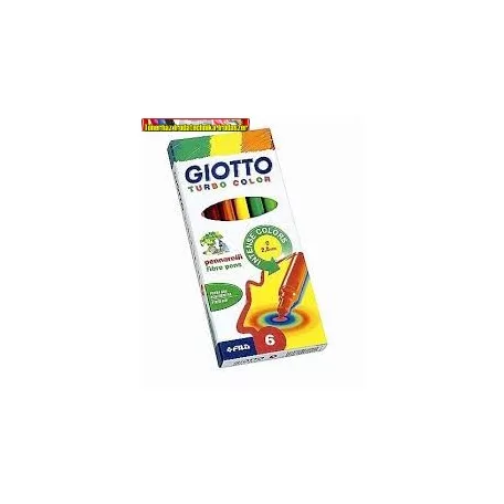 Giotto Turbo Color 6-os filctoll (rostiron)