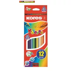   Kores Triangular háromszögletű színes ceruza 12db-os (93312)