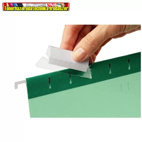 Függőmappa cserecímke tartó -94514-PENDAFLEX ÁTTETSZŐ ESSELTE 25db/cs